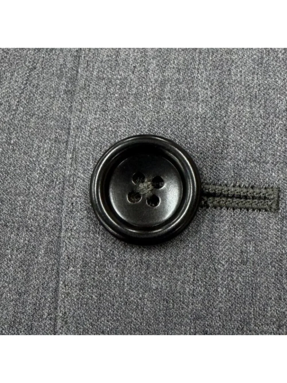 Gucci Wool 100% Logo Button Single Suit Set Gray Business
